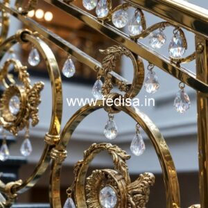 Rich Look Brass Crystal Railings CR-2780