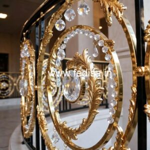 Elegant Brass Crystal Designs for Homes CR-2789