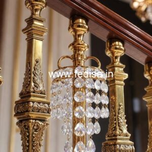 Luxury Home Decor Brass Crystal Railings CR-2792