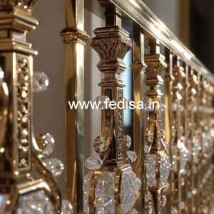 Premium Home Brass Crystal Railings CR-2802