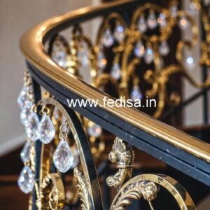 Premium Decorative Brass Crystal Railings CR-2810