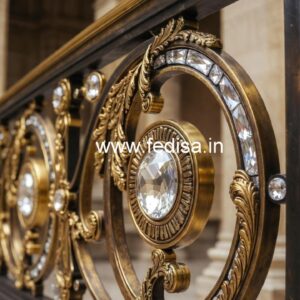Royal Staircase Brass Crystal Designs CR-2816