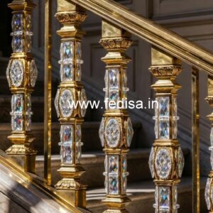 Artistic Home Brass Crystal Railings CR-2831