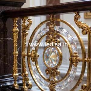 High-End Brass Crystal Railing Concepts CR-2845