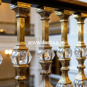 Stylish Brass Crystal Railing Inspiration CR-2852