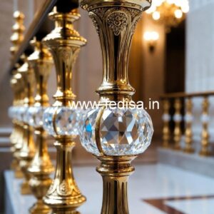 Premium Home Decor Brass Crystal Railings CR-2866