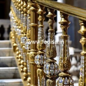 Designer Brass Crystal Railings for Staircases CR-2885