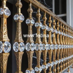 Premium Brass Crystal Railings for Luxury Homes CR-2916