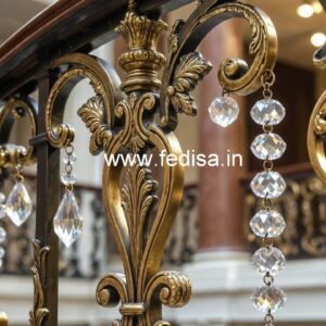 Luxury Brass Crystal Railings for Modern Interiors CR-2919