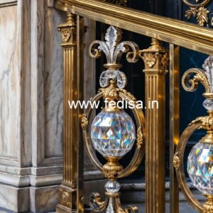 Premium Brass Crystal Railings for Design Ideas CR-2925