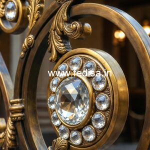 Decorative Brass Crystal Railing for Interiors CR-2938