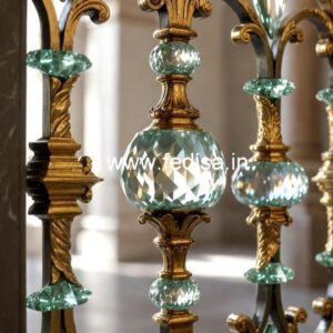 Royal Look Brass Crystal Stair Designs CR-2945