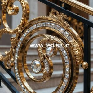 Designer Brass Crystal Staircase Concepts CR-2953