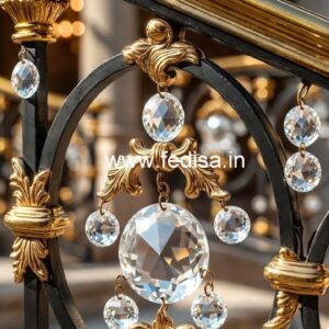Modern Home Brass Crystal Railing Ideas CR-2954