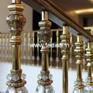 Premium Brass Crystal Staircase Designs CR-2964
