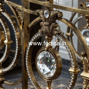 Luxury Brass Crystal Staircase Inspiration CR-2966
