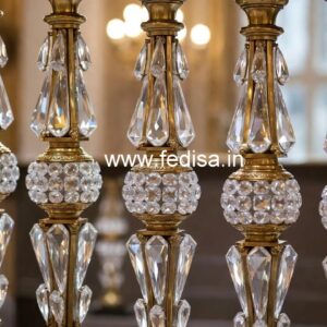 Elegant Brass Crystal Railings for Design CR-2978