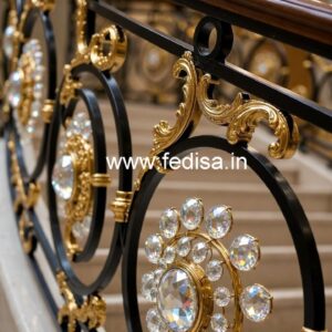 Luxury Brass Crystal Railings for Home Design CR-2981