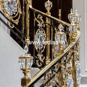 Best Brass Crystal Railings for Luxury Homes CR-2990