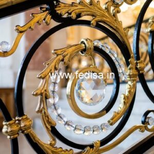 Luxury Brass Crystal Railings for Home Interiors CR-2998