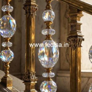 Royal Brass Crystal Railings for Premium Homes CR-3021