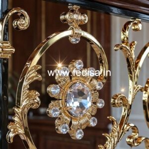 Elegant Brass Crystal Railings for Dream Homes CR-3024