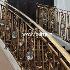 Royal Brass Crystal Railings for Modern Villas CR-3029