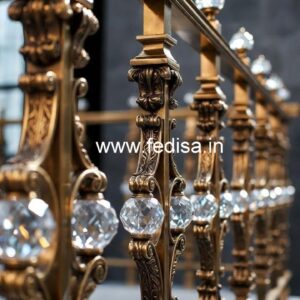 Stunning Brass Crystal Railing Inspiration CR-3048
