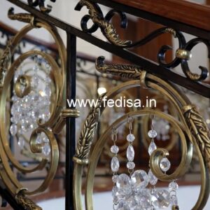 Modern Luxury Brass Crystal Railings CR-3053