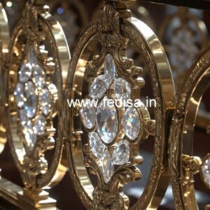 Unique Brass Crystal Railing Concepts CR-3054