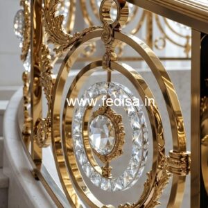 High-End Brass Crystal Railing Styles CR-3057
