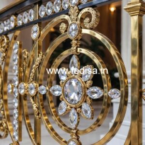 Trending Brass Crystal Railing Designs 2036 CR-3062