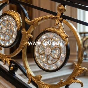 Premium Quality Brass Crystal Railings CR-3065