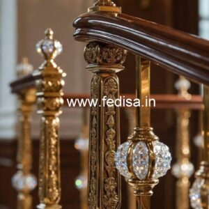 Luxury Interior Railings with Brass Crystal CR-3068