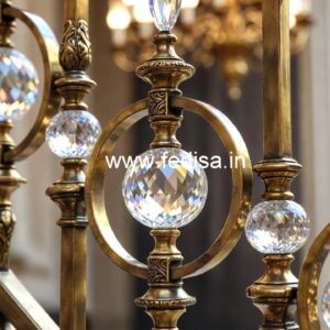 Elegant Brass Crystal Designs for Homes CR-3093