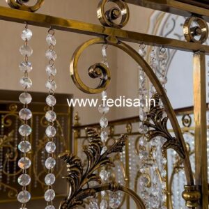 Luxury Home Decor Brass Crystal Railings CR-3096