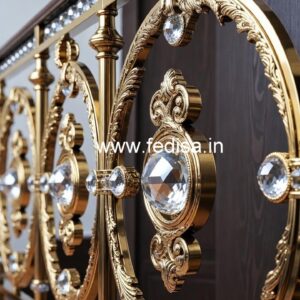 Brass Crystal Railings for Modern Homes CR-3108