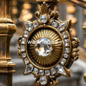 Stylish Brass Crystal Railings for Homes CR-3140