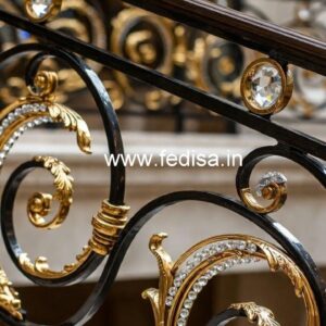 Stylish Brass Crystal Railing Inspiration CR-3156
