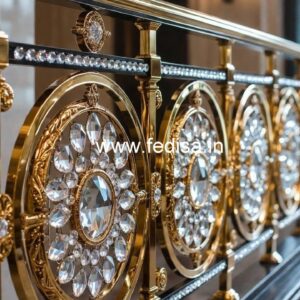 Royal Style Brass Crystal Railings CR-3161