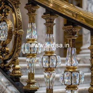 Modern Brass Crystal Railings with LED CR-3172