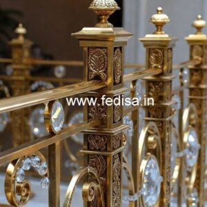 Premium Brass Crystal Railing Concepts CR-3176