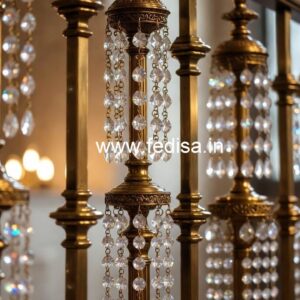 Elegant Brass Crystal Railings for Home Decor CR-3221
