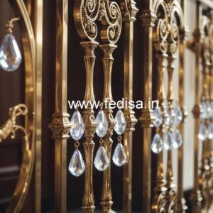 Stylish Brass Crystal Railings for Interior Design CR-3222