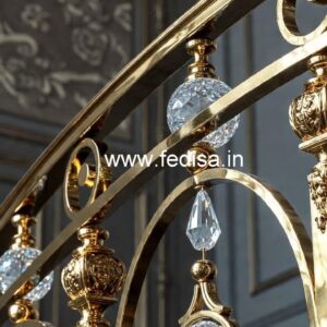 Luxury Brass Crystal Railings for Home Styling CR-3228