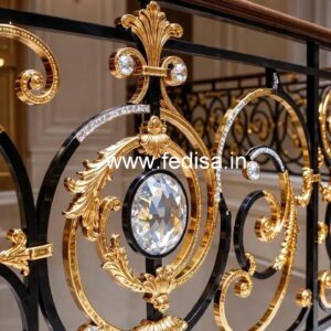 Designer Brass Crystal Staircase Concepts CR-3257