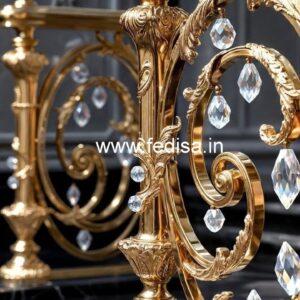 Premium Brass Crystal Railing for Home Decor CR-3264