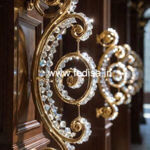 Luxury Stair Railings with Brass Crystal CR-3265