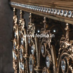 Elegant Brass Crystal Railings for Design CR-3282