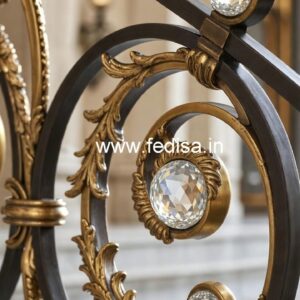Luxury Brass Crystal Railings for Home Design CR-3285